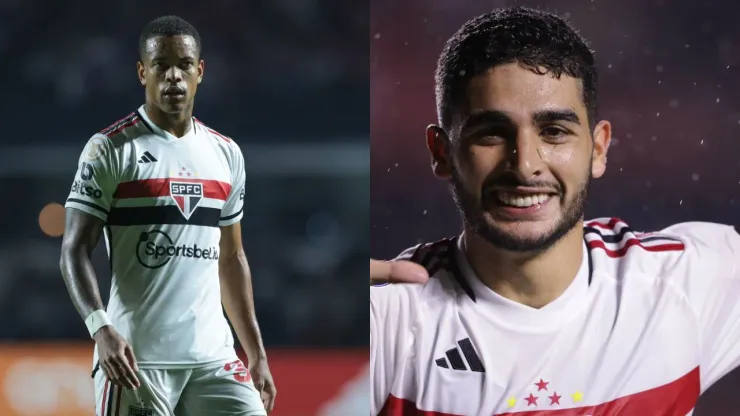 Foto Caio Paulista: Marcello Zambrana/AGIF/ Foto Michel Araújo : Ettore Chiereguini/AGIF - Diniz comenta sobre ex-jogadores do Fluminense
