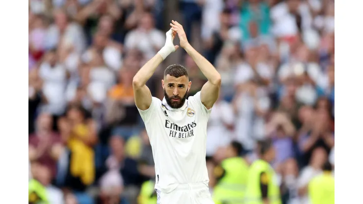 Florencia Tan Jun/Getty Images- Karim Benzema em seu último jogo pelo Real Madrid
