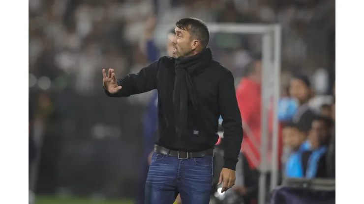 Foto: Pedro Souza / Atlético - Coudet fala sobre relação com torcida.
