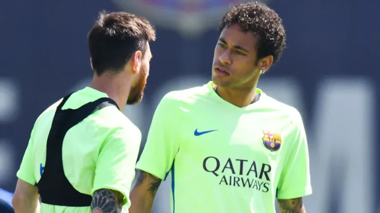 Foto: David Ramos/Getty Images - Messi e Neymar
