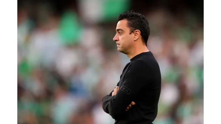 Fran Santiago/Getty Images- Xavi Hernández, técnico do Barcelona
