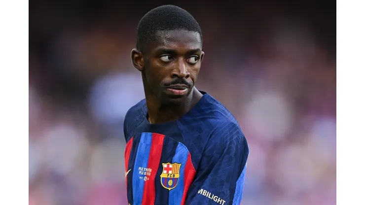 David Ramos/Getty Images- Dembele, atacante do Barcelona
