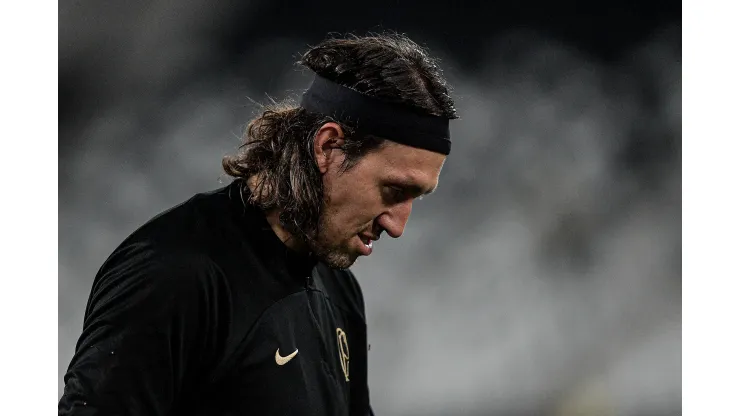 RJ - RIO DE JANEIRO - 11/05/2023 - BRASILEIRO A 2023, BOTAFOGO X CORINTHIANS -Cassio goleiro do Corinthians durante aquecimento antes da partida contra o Botafogo no estadio Engenhao pelo campeonato BRASILEIRO A 2023. Foto: Thiago Ribeiro/AGIF
