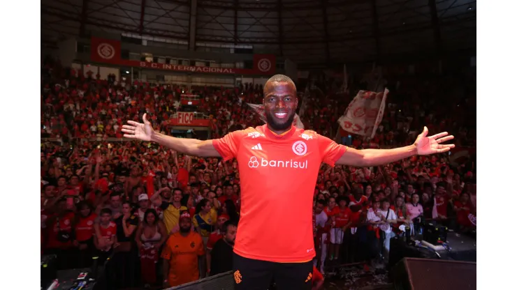 Foto: Ricardo Duarte/Internacional - Valencia foi um dos reforços que chegaram recentemente.
