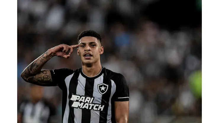 Thiago Ribeiro/AGIF- Luís Henrique, atacante do Botafogo
