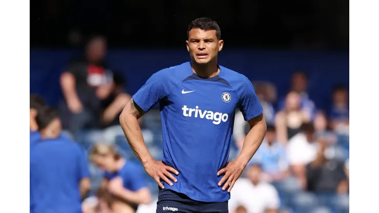 Warren Little/Getty Images- Thiago Silva, zagueiro do Chelsea
