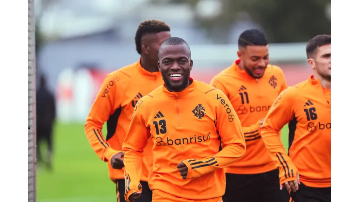 Foto: Ricardo Duarte/Internacional - Enner Valencia foi um reforço muito comemorado.
