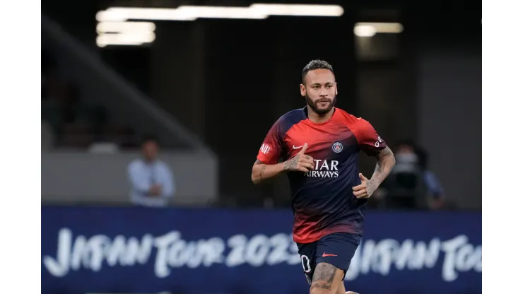 Koji Watanabe/Getty Images- Neymar, atacante do PSG
