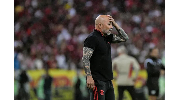 Thiago Ribeiro/AGIF- Sampaoli, técnico do Flamengo
