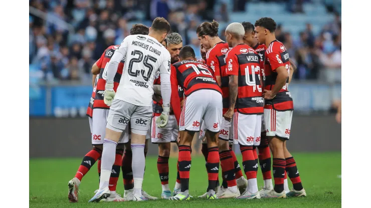 Pedro H. Tesch/AGIF- Elenco Flamengo
