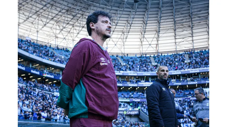 Maxi Franzoi/AGIF- Fernando Diniz, técnico do Fluminense
