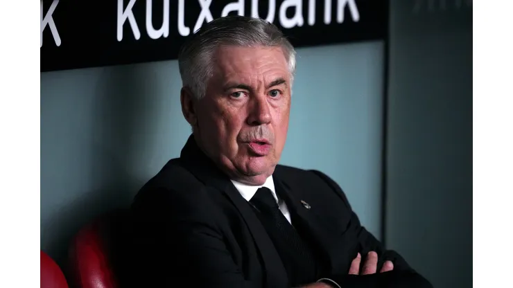 Juan Manuel Serrano Arce/Getty Images- Carlo Ancelotti, técnico do Real Madrid
