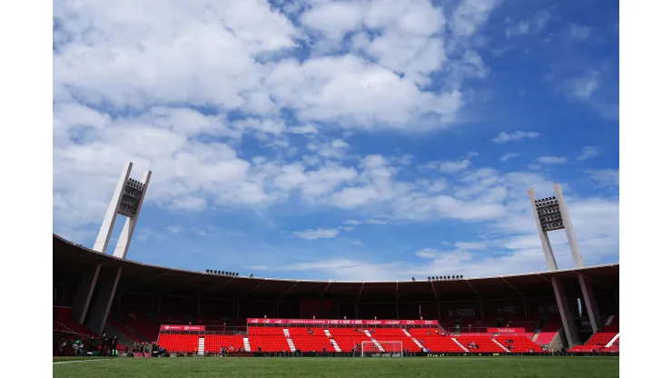 Aitor Alcalde/Getty Images- Estádio del Mediterráneo, em Almería, Espanha 
