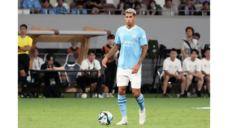 Koji Watanabe/Getty Images- João Cancelo, lateral do Manchester City
