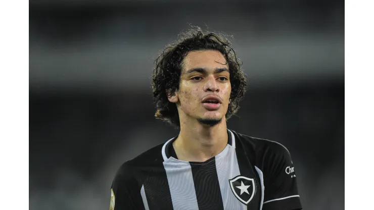 Thiago Ribeiro/AGIF- Matheus Nascimento, atacante do Botafogo
