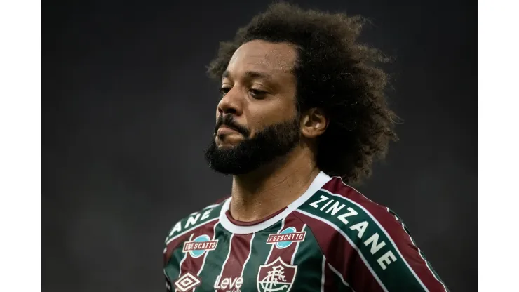 RJ - RIO DE JANEIRO - 27/06/2023 - LIBERTADORES 2023, FLUMINENSE X SPORTING CRISTAL - Marcelo jogador do Fluminense durante partida contra o Sporting Cristal no estadio Maracana pelo campeonato Libertadores 2023. Foto: Jorge Rodrigues/AGIF
