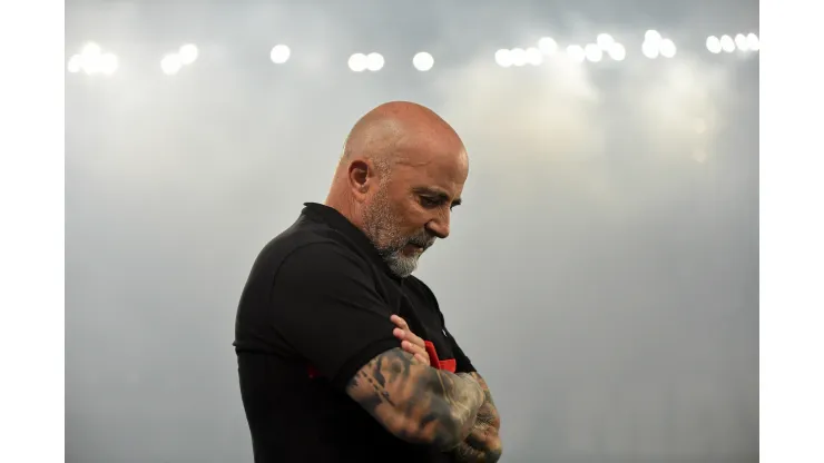 Thiago Ribeiro/AGIF- Jorge Sampaoli, técnico do Flamengo
