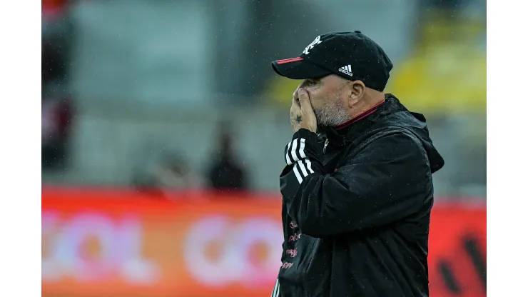 Thiago Ribeiro/AGIF- Jorge Sampaoli, técnico do Flamengo
