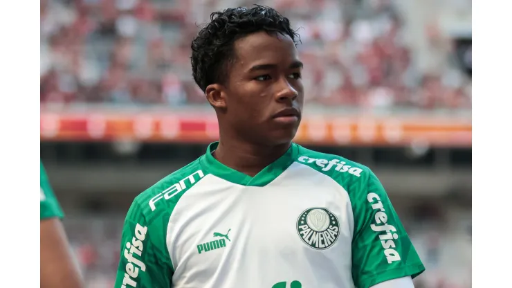 Robson Mafra/AGIF- Endrick, atcante do Palmeiras
