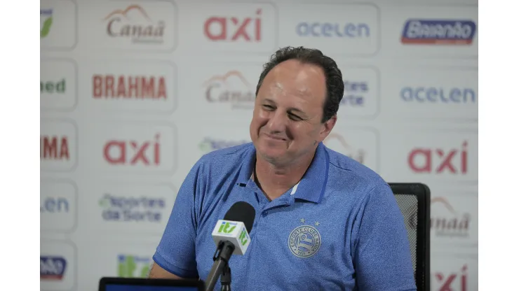 BA - SALVADOR - 11/09/2023 - APRESENTACAO ROGERIO CENI - Tecnico Rogerio Ceni e apresentado pelo Esporte Clube Bahia nesta segunda-feira (11) na Arena Fonte Nova, em Salvador (BA) . Foto: Jhony Pinho/AGIF. Foto: Jhony Pinho/AGIF
