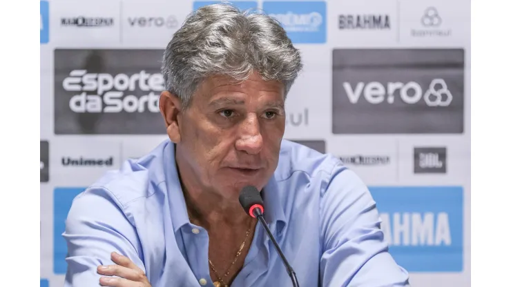 PR - CURITIBA - 27/05/2023 - BRASILEIRO A 2023, ATHLETICO-PR X GREMIO - Renato Portaluppi tecnico do Gremio durante entrevista coletiva apos a partida contra o Athletico-PR no estadio Arena da Baixada pelo campeonato BRASILEIRO A 2023. Foto: Robson Mafra/AGIF
