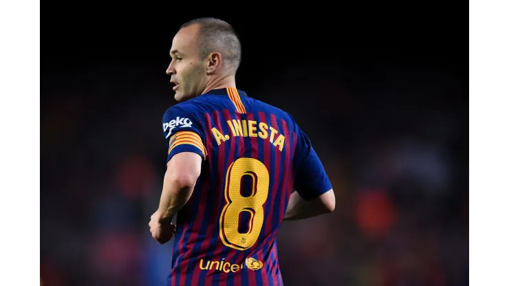 David Ramos/Getty Images- Iniesta em sua passagem pelo Barcelona
