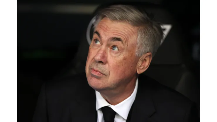 Gonzalo Arroyo Moreno/Getty Images- Carlo Ancelotti, técnico do Real Madrid
