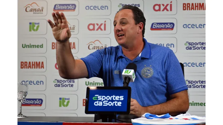 BA - SALVADOR - 11/09/2023 - APRESENTACAO ROGERIO CENI - Rogerio Ceni, tecnico do Bahia, durante entrevista coletiva de imprensa na Arena Fonte Nova. Foto: Walmir Cirne/AGIF
