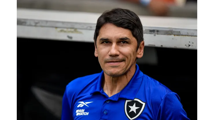 Thiago Ribeiro/AGIF- Lucio Flavio, técnico interino do Botafogo
