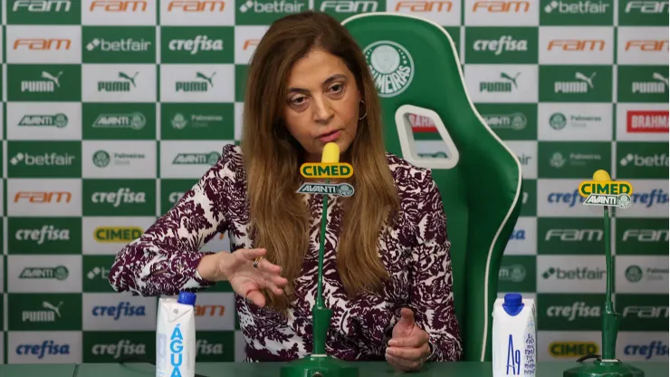 Foto: Cesar Greco/Palmeiras/by Canon - Leila comenta situação de Abel no Palmeiras
