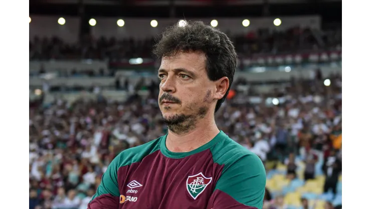 Thiago Ribeiro/AGIF- Fernando Diniz, técnico do Fluminense
