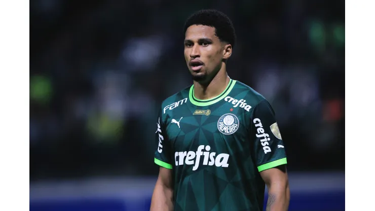 SP - SAO PAULO - 30/08/2023 - LIBERTADORES 2023, PALMEIRAS X DEPORTIVO PEREIRA - Murilo jogador do Palmeiras durante partida contra o Deportivo Pereira no estadio Arena Allianz Parque pelo campeonato Libertadores 2023. Foto: Ettore Chiereguini/AGIF
