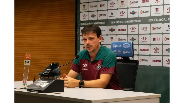 FOTO DE MARCELO GONÇALVES / FLUMINENSE FC - Diniz fala sobre arbitragem.
