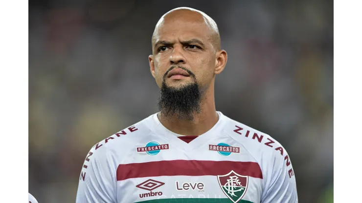 RJ - RIO DE JANEIRO - 12/04/2023 - COPA DO BRASIL 2023, FLUMINENSE X PAYSANDU - Felipe Melo jogador do Fluminense durante partida contra o Paysandu no estadio Maracana pelo campeonato Copa do Brasil 2023. Foto: Thiago Ribeiro/AGIF
