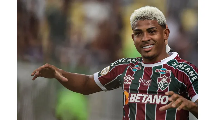 Foto: Thiago Ribeiro/AGIF - John Kennedy virou herói do Fluminense na Libertadores
