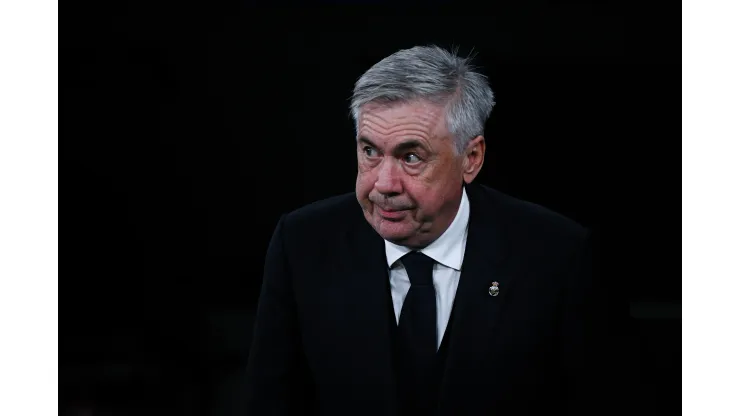 David Ramos/Getty Images- Carlo Ancelotti, técnico do Real Madrid
