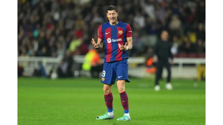 Robert Lewandowski, atacante do Barcelona. Foto: David Ramos/Getty Images)
