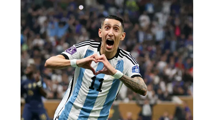 Ángle Di María, meia do Benfica e da Argentina. Foto: Catherine Ivill/Getty Images
