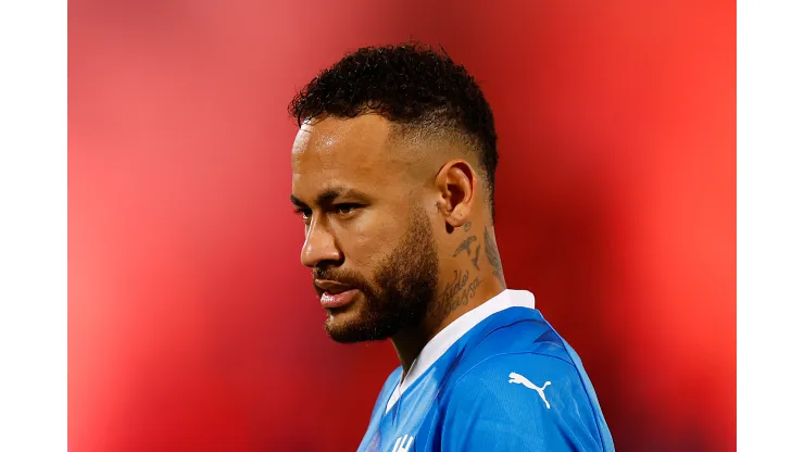 Neymar, atacante do Al Hilal. Foto: Francois Nel/Getty Images)
