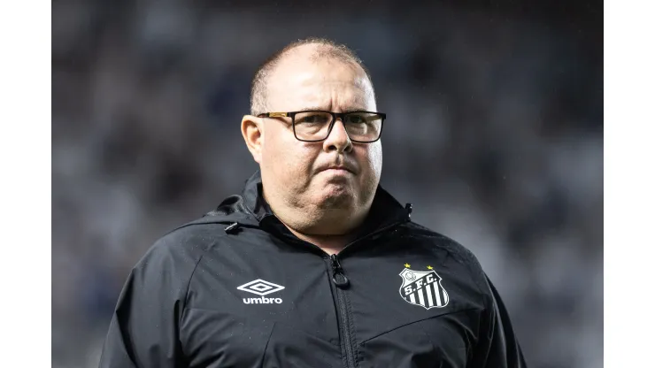 Marcelo Fernandes, técnico do Santos. Foto: Abner Dourado/AGIF
