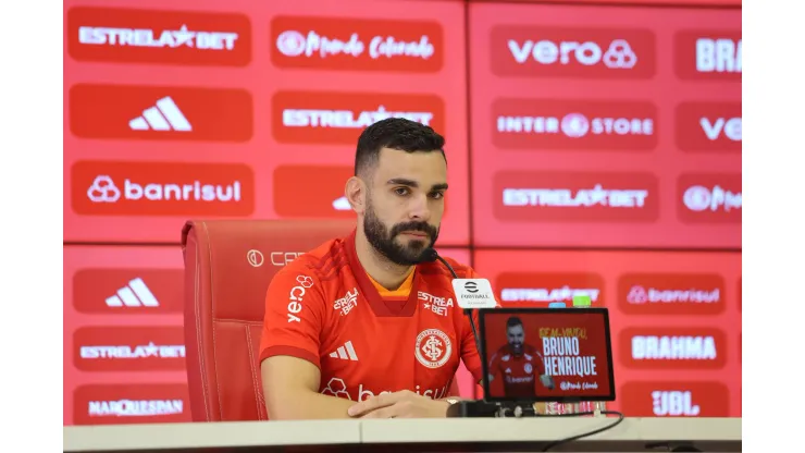 Foto: Ricardo Duarte/Internacional - Bruno Henrique fala sobre confronto contra o Bragantino.
