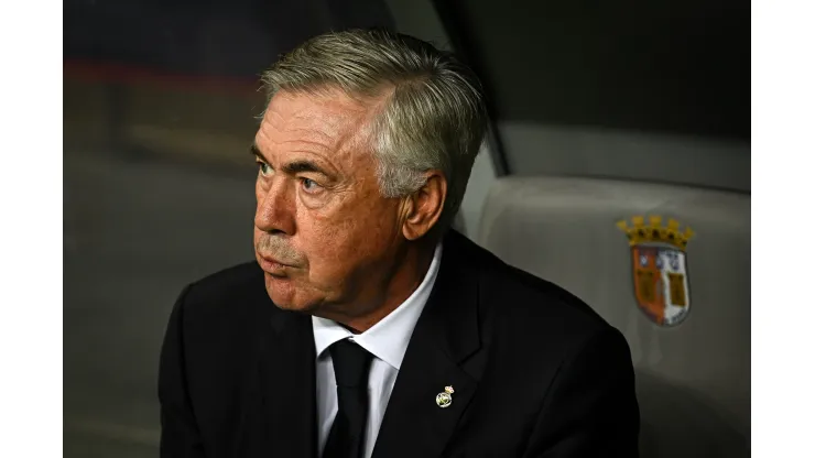 Carlo Ancelotti, técnico do Real Madrid. Foto: Octavio Passos/Getty Images
