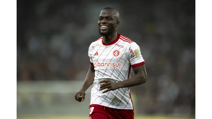 Enner Valencia jogador do Internacional durante partida contra o Fluminense no estadio Maracana pelo campeonato Libertadores 2023. Foto: Jorge Rodrigues/AGIF
