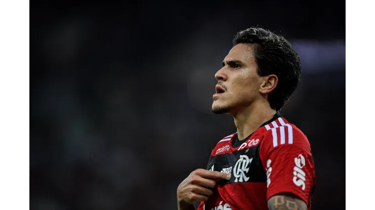 Pedro, atacante do Flamengo. Foto: Thiago Ribeiro/AGIF
