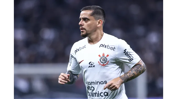 Fagner  jogador do Corinthians durante partida contra o America-MG no estadio Arena Corinthians pelo campeonato Brasileiro A 2023. Foto: Marcello Zambrana/AGIF
