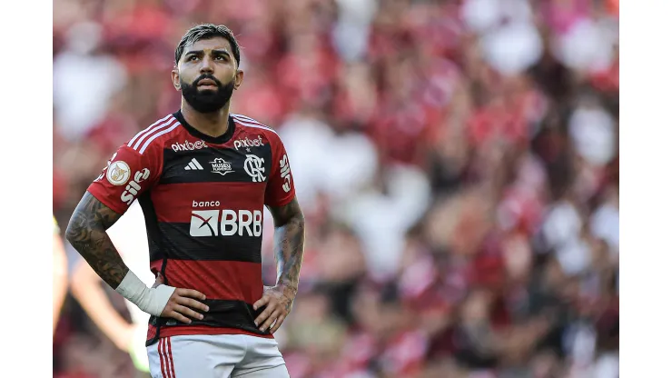 Gabigol, atacante do Flamengo. Foto: Thiago Ribeiro/AGIF
