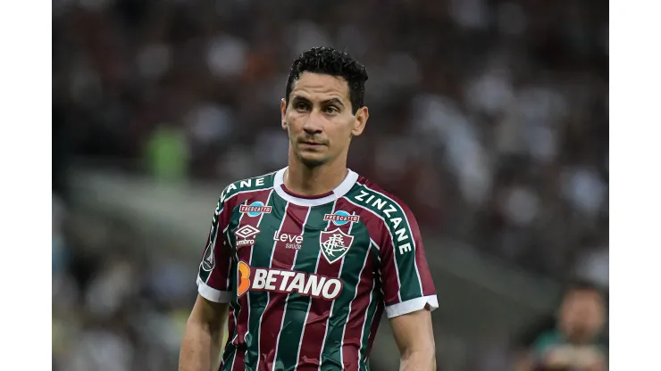  Paulo Henrique Ganso jogador do Fluminense durante partida contra o Argentinos Juniors no estadio Maracana pelo campeonato Libertadores 2023. Foto: Thiago Ribeiro/AGIF
