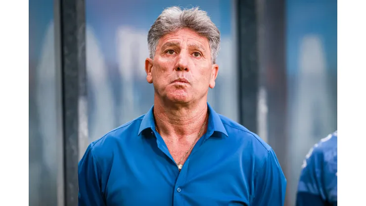  Renato Portaluppi técnico do Grêmio durante partida contra o Vasco no estadio Arena do Gremio pelo campeonato Brasileiro A 2023. Foto: Maxi Franzoi/AGIF
