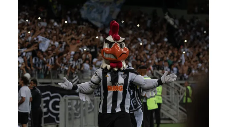 Galo Doido, mascote do Atlético-MG. Foto: Alessandra Torres/AGIF
