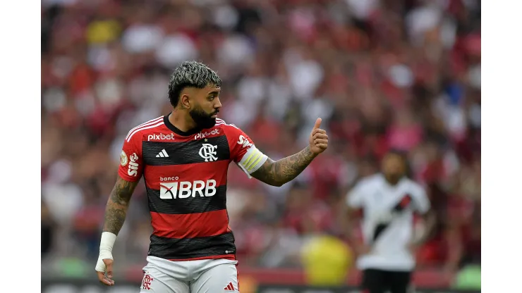 Gabigol, atacante do Flamengo. Foto: Thiago Ribeiro/AGIF
